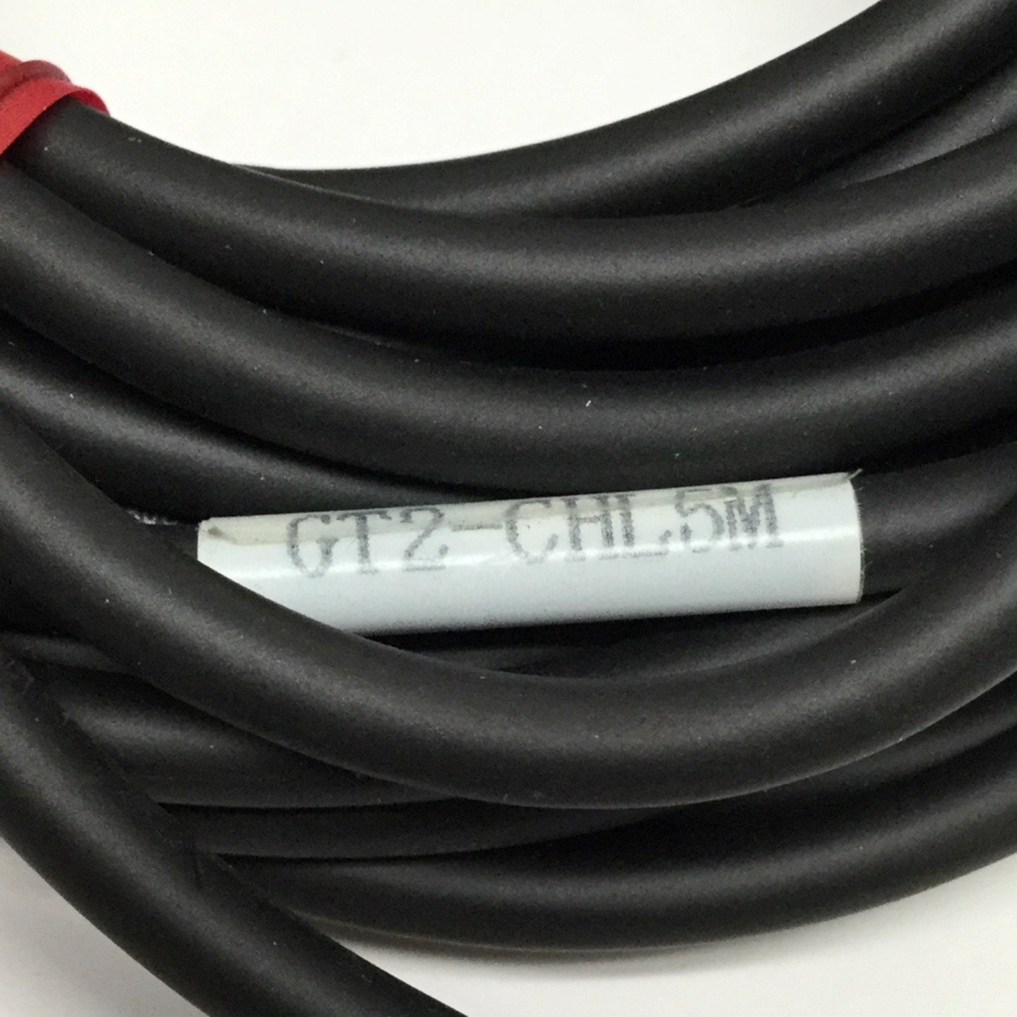 Used Keyence GT2-CHL5M LVDT Sensor Head Cable M8 4-Pin to L-Type E-Con Connector, 5m