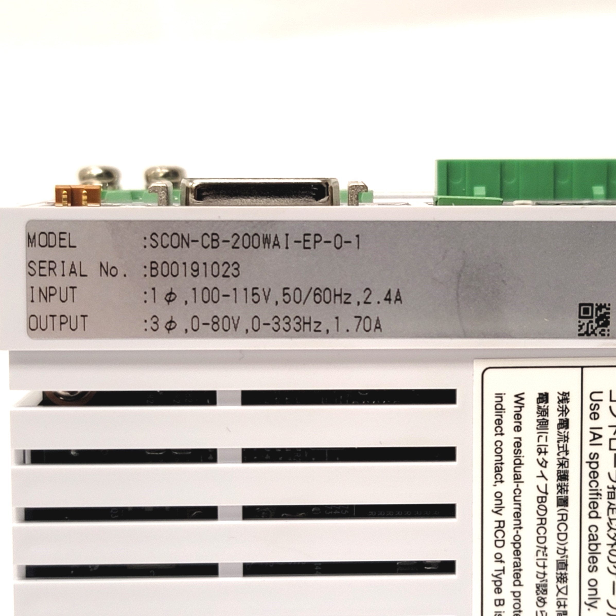FA機器ドットコム / SCON-CB-200WAI-CC-0-2 コントローラ 単相