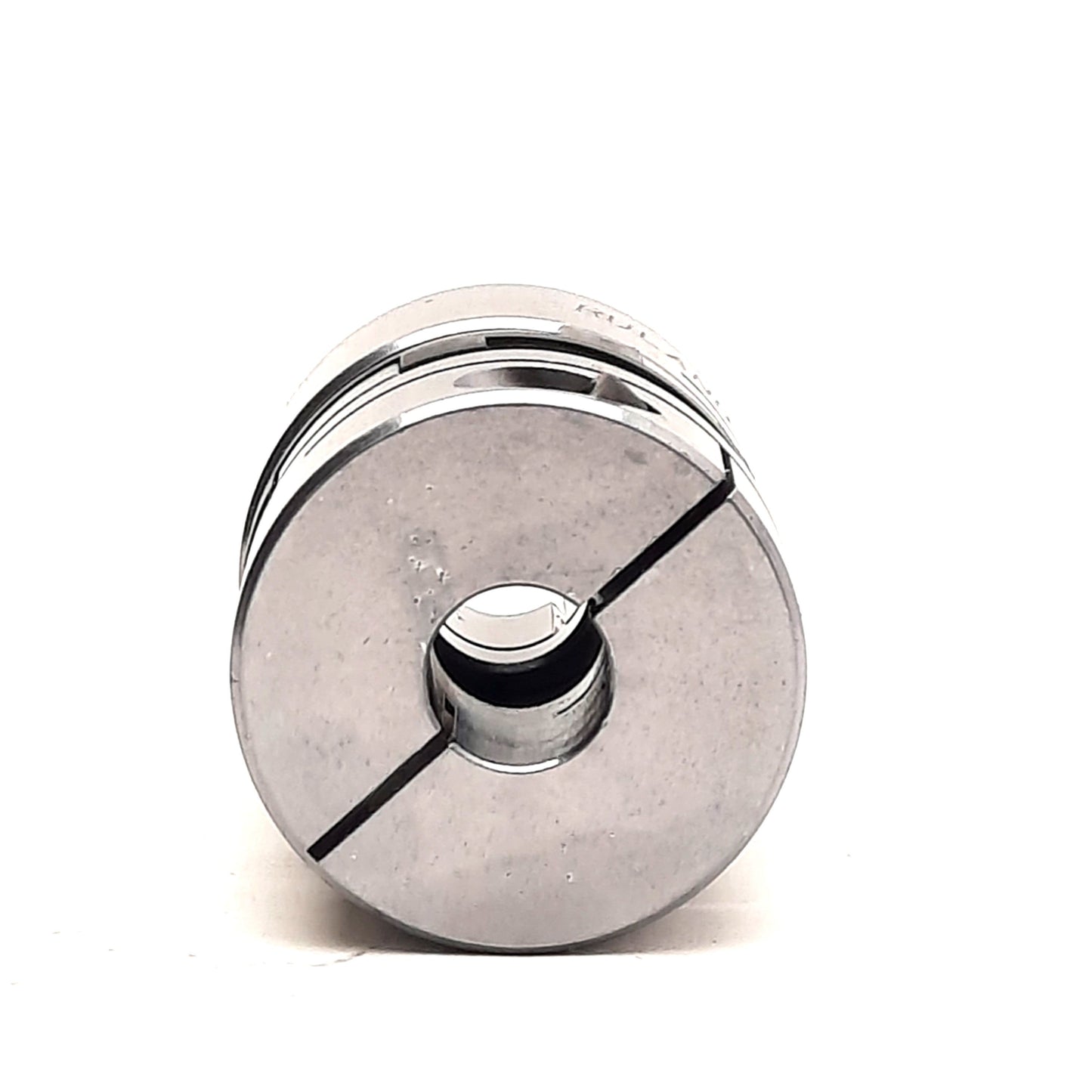 Used Ruland MOCT25-8-A OD16/25-AT Oldham Coupler, Ø8mm Bores, Ø25.4mm OD, Aluminum