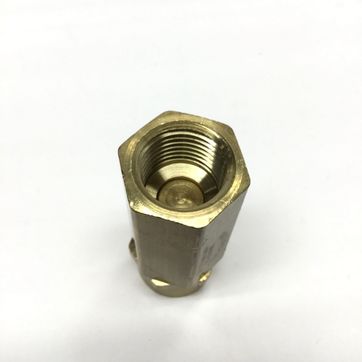 New – Open box Anderson 752CV-P Brass Check Valve 1000psi, 1/2" NPT, 1/3psi Crack Pressure