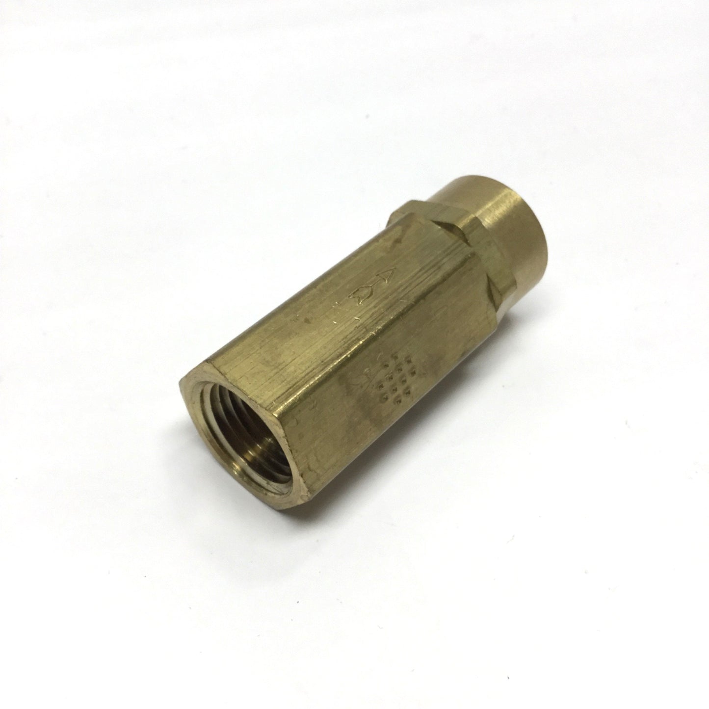 New – Open box Anderson 752CV-P Brass Check Valve 1000psi, 1/2" NPT, 1/3psi Crack Pressure
