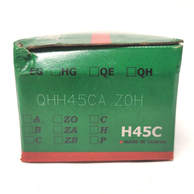 New HIWIN QHH45CAZ0H Linear Bearing Block 135.42N Capacity 139.4mmL x 86mmW x 70mmH