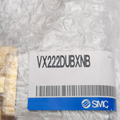 New SMC VX222DUBXNB Direct Operated 2-Port Solenoid Valve For Water, 3/8"NPT, 110VAC