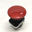 Used Allen Bradley 800H-DR6JA Jumbo Red Mushroom Momentary Pushbutton Switch, 1NO-1NC