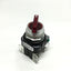 Used Allen Bradley 800T-24HR17KB6AX Illuminated Selector Switch, 2-Position, 1NO-1NC