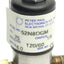 Used Peter Paul 52N8DGM Solenoid Valve 2-Way N.C., 75 Psi Max, 1/8" NPT, 120VAC Coil
