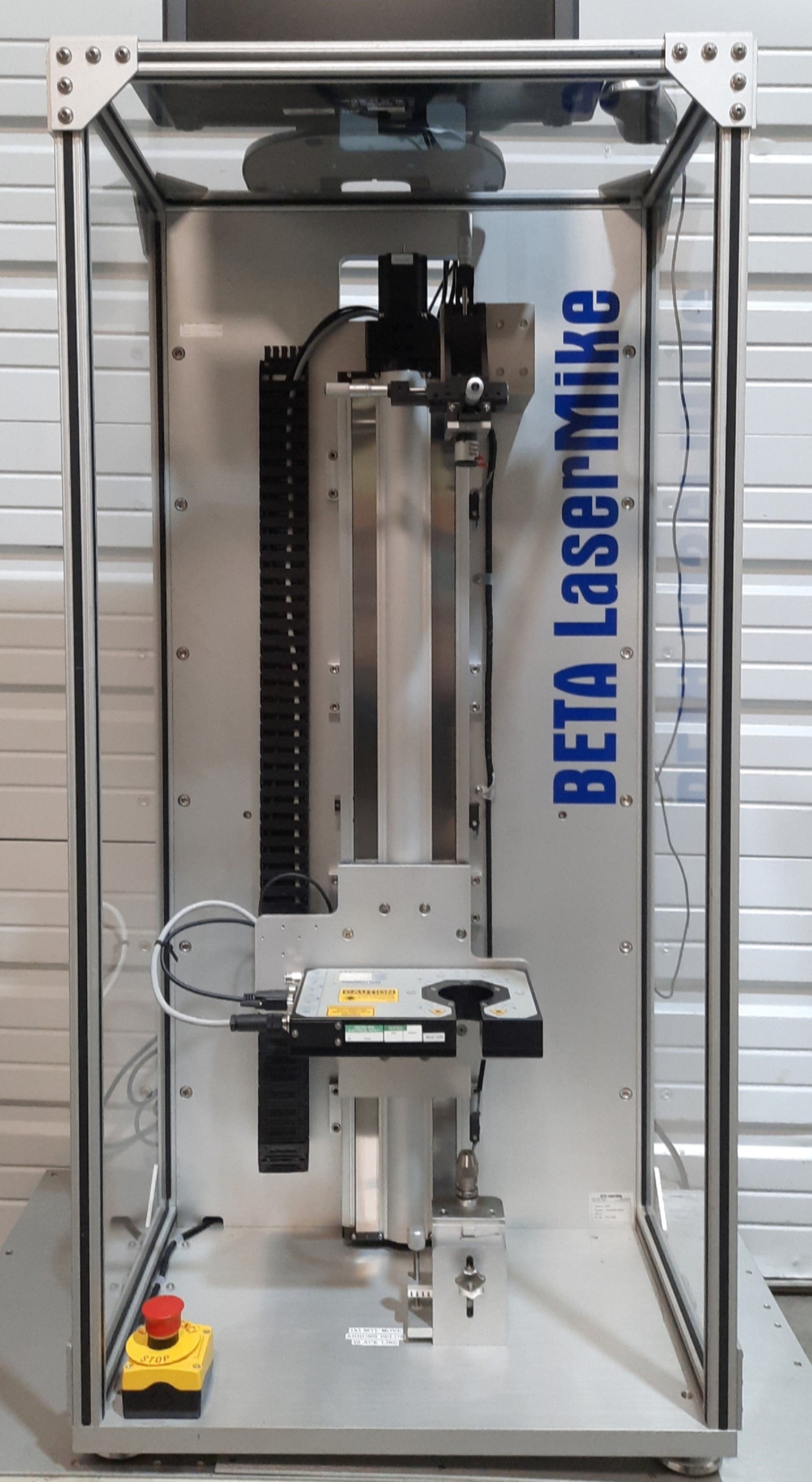 Used BETA Lasermike 8016 Tube Profile System, 0-26" Length, .01-.13" Diameter, 120VAC