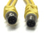 Used Lot of 2 Mencom MDC-3YFF-0.5M Splitter Y Cable Male to Female Cordset M12 3-Pole