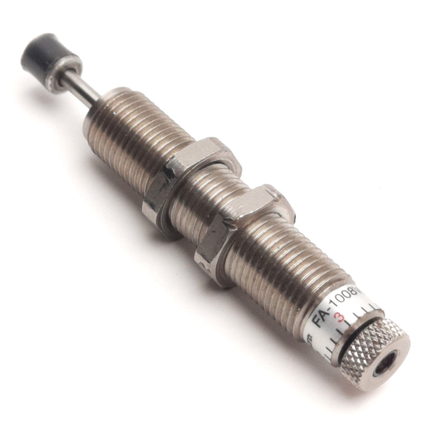 Used Fuji Latex FA-1008VBZ Shock Absorber, 8mm Stroke, 1.45J Max, M10 Barrel