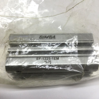 New Bimba EF-1225-1EM Compact Double-Acting Air Cylinder Ø12mm Bore, 25mm Stroke