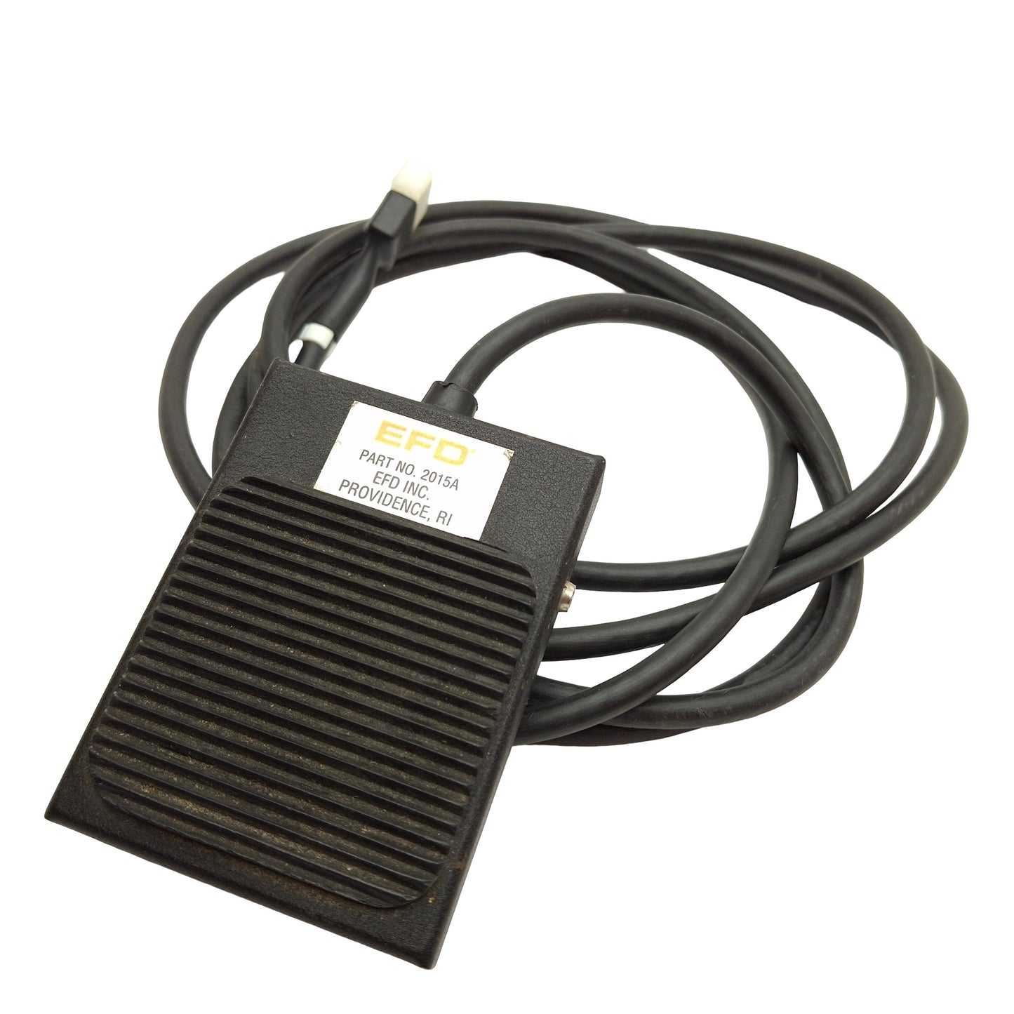 Used Nordson EFD 2015A Foot Pedal Switch For Fluid Dispenser Valve 7040 7ft Cable