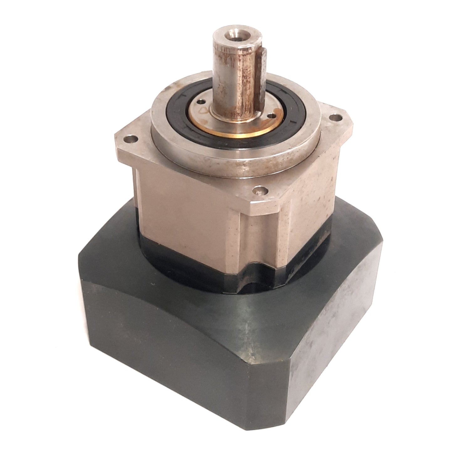 Used Apex Dynamics AB090-S2-P2 Servo Gearbox Reducer, 10:1, 90mm Frame, 22mm Out