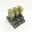 Used Lot of 3 Idec RH1B-U Ice Cube Control Relays 24VDC, SPDT 10A 240V w/ Socket Base