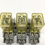 Used Lot of 3 Idec RH2B-U Ice Cube Control Relay 24VDC Coil, DPDT 10A 240VAC w/Socket