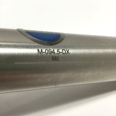 Used Bimba M-094.5-DX Pneumatic Cylinder, 1-1/16" Bore, 4.5" Stroke, 1/8" NPT, 250psi