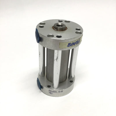 New – Open box Bimba FO-091.5-M Flat-1 Double-Acting Air Cylinder 1-1/16" Bore, 1-1/2" Stroke