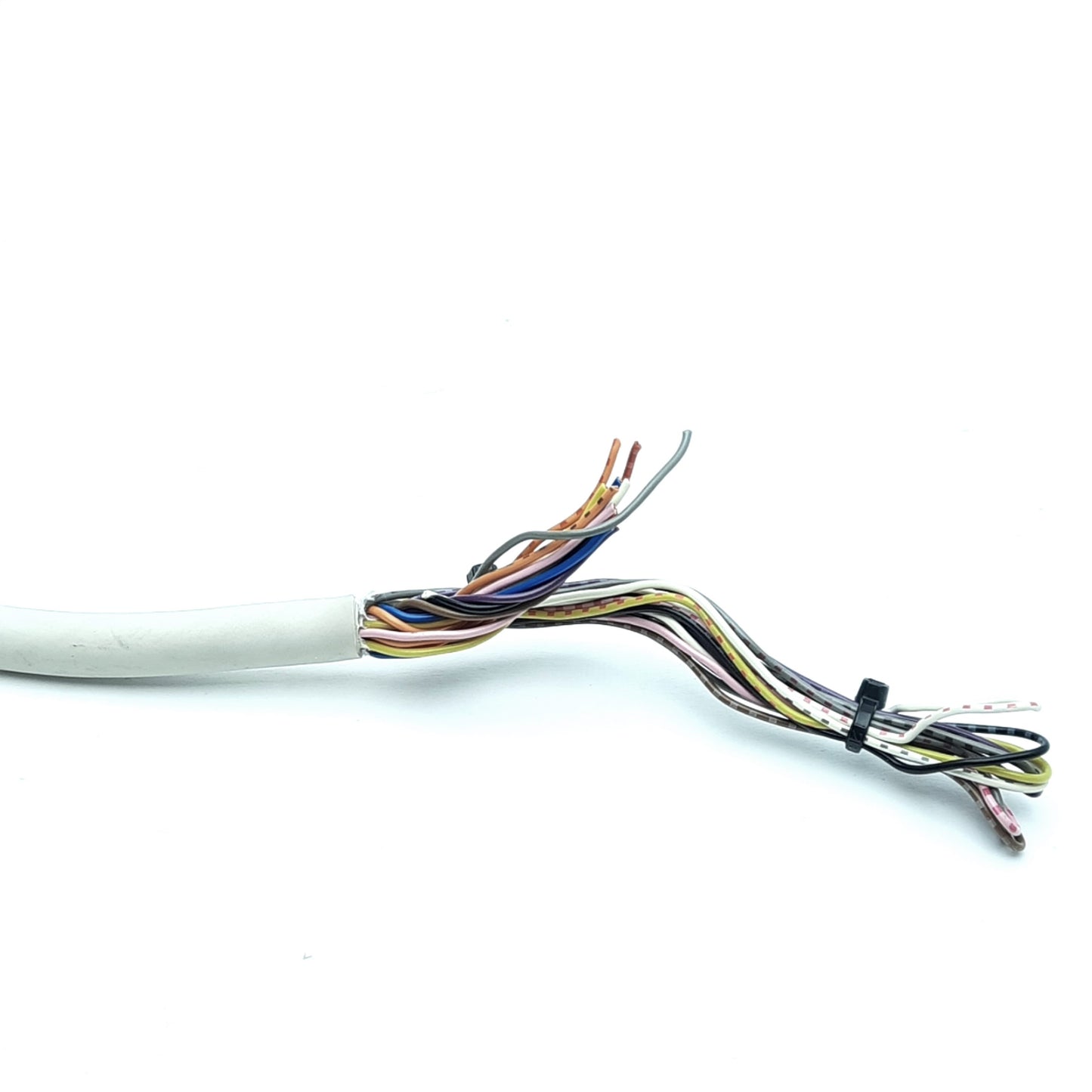 Used SMC AXT100-DS25 D-Sub Connector Cable Assembly DB25F to Flying Leads 0.4m