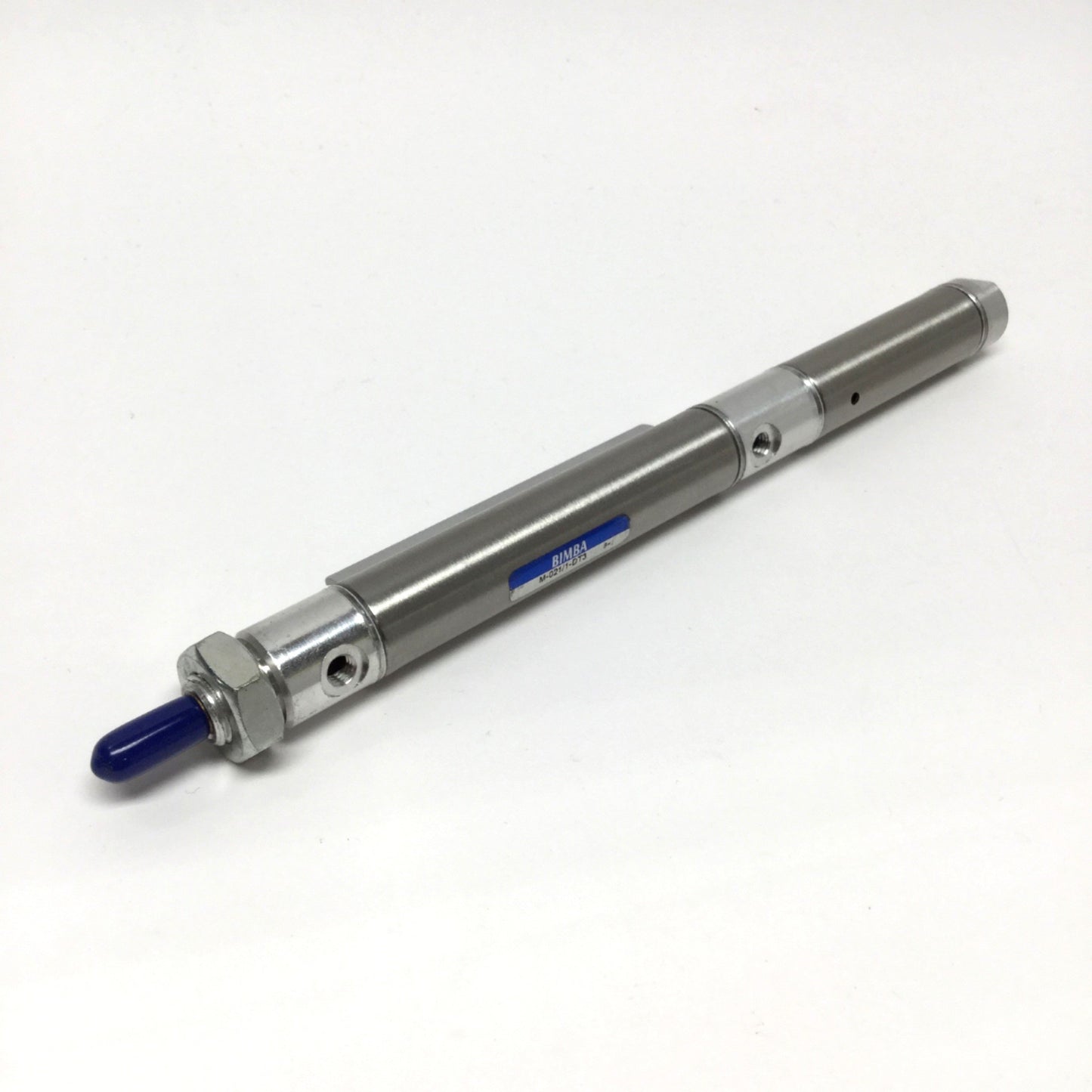 New – Open box Bimba M-021/1-DT3 3-Position Air Cylinder Ø9/16" Bore, 1 x 1" Stroke, 10-32