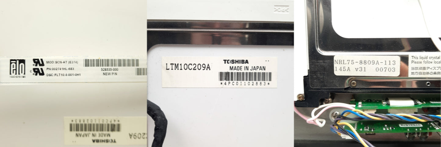 Used Advantech LCD Touch Screen 10.4" for AWS-8100T-T