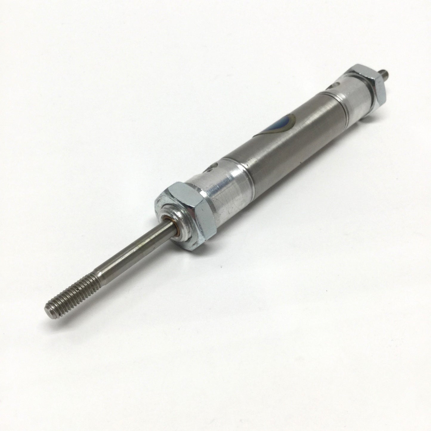 Used Bimba M-021-DXDE Double-Rod End Air Cylinder Ø9/16" Bore, 1" Stroke, 10-32