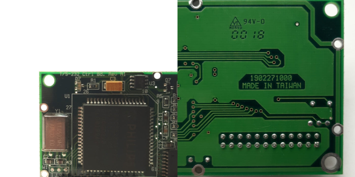 Used Advantech 1902271000 T/S-232 Touch Screen Control Board, RS-232