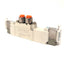 New SMC SY5320-5MZ-N7T 5-Port Double Solenoid Valve 3-Position, 24VDC, 1/4"