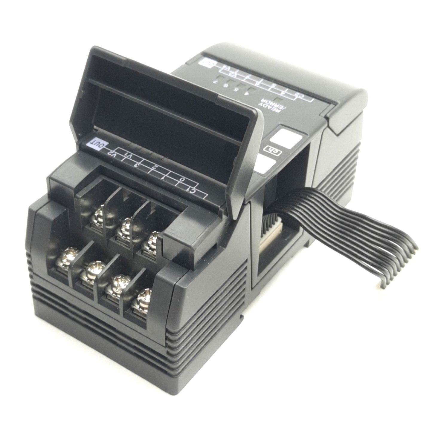 Used Keyence KV-E8R Compact PLC Output Expansion Module Unit 8-Point, DIN Mount