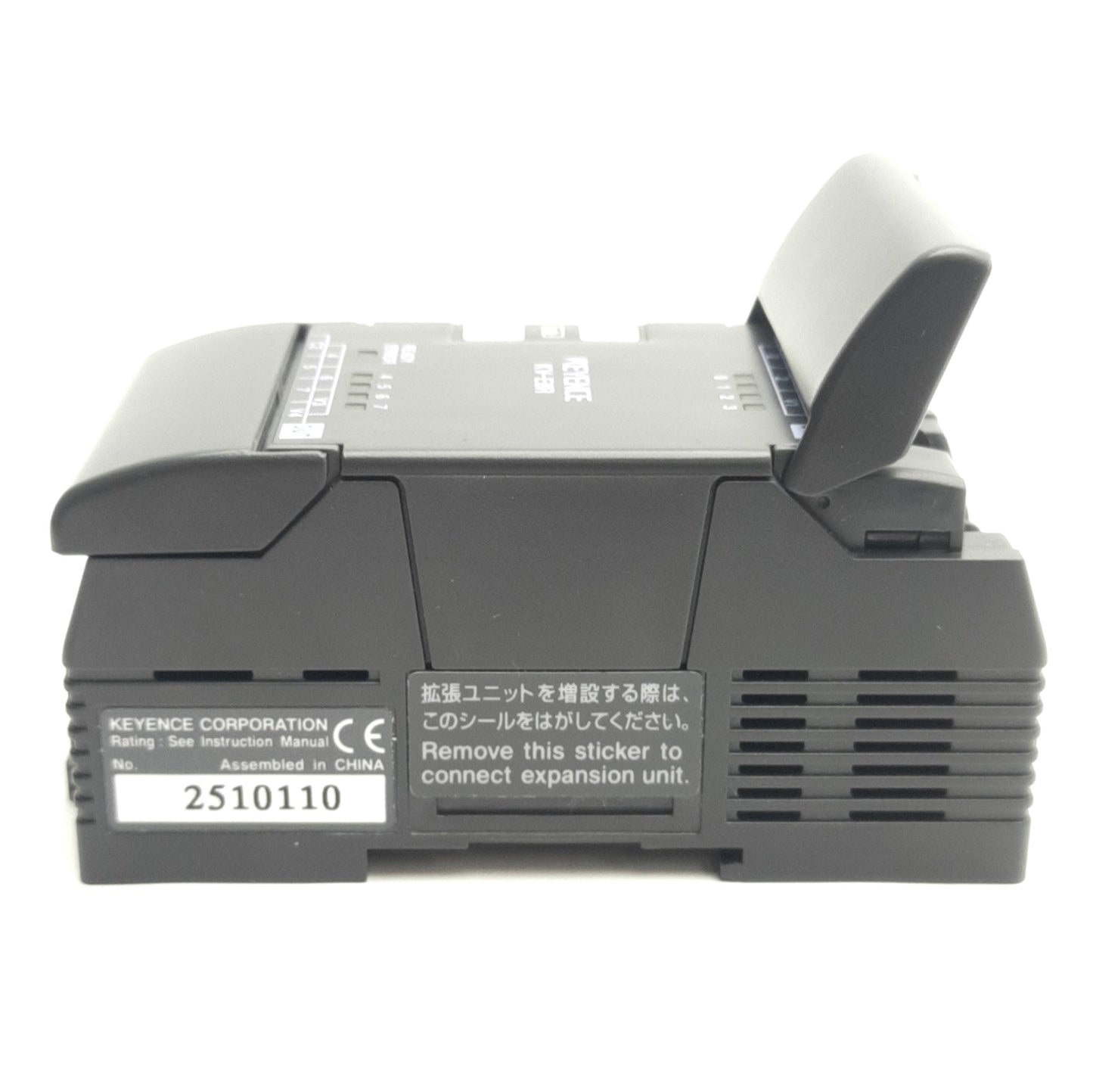 Used Keyence KV-E8R Compact PLC Output Expansion Module Unit 8-Point, DIN Mount