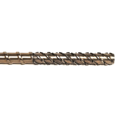 Used Davis Standard 3/4" Extruder Feedscrew, 25-3/4" Length, 4-3/4" Mixing Threads