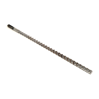Used Davis Standard 3/4" Extruder Feedscrew 25-3/4" Long, 21" Screw, 4mm Thread Width