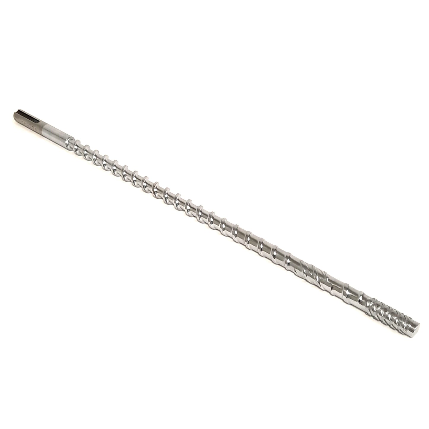 Used Davis Standard 3/4" Extruder Feedscrew, 25-3/4" Length, 2" Mixing Threads