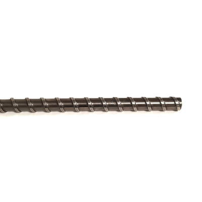 Used Davis Standard 3/4" Extruder Feedscrew 25-3/4" Long, 21" Screw, 3mm Thread Width