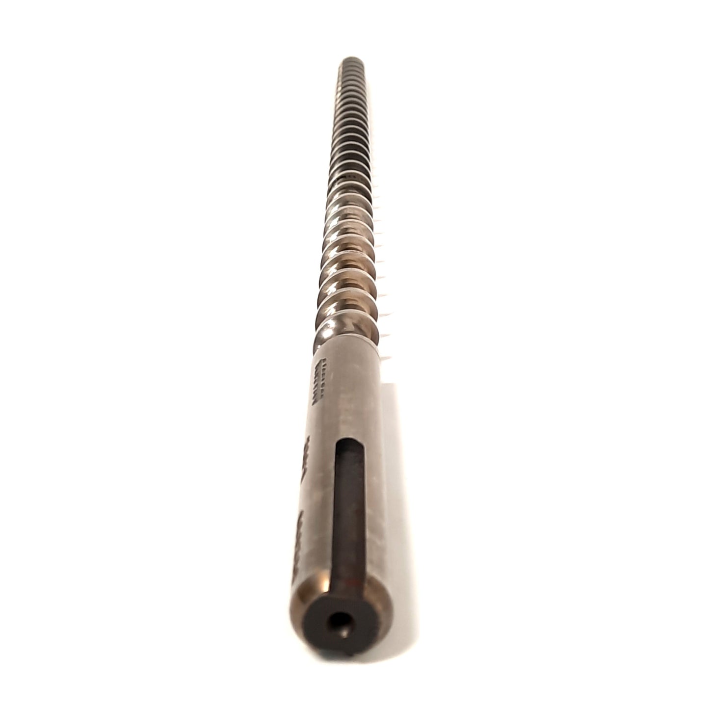 Used Davis Standard 3/4" Extruder Feedscrew 25-3/4" Long, 21" Screw, 3mm Thread Width