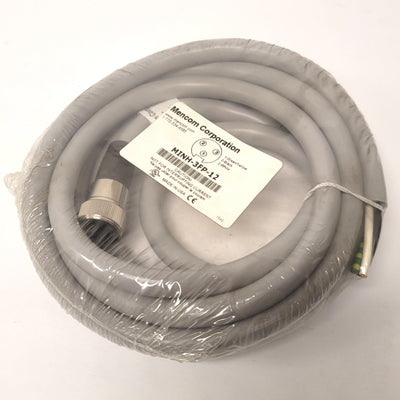 New Mencom MINH-3FP-12 Female Cordset 3-Pole, 12Ft, 600VAC, 13A, 7/8-16UN