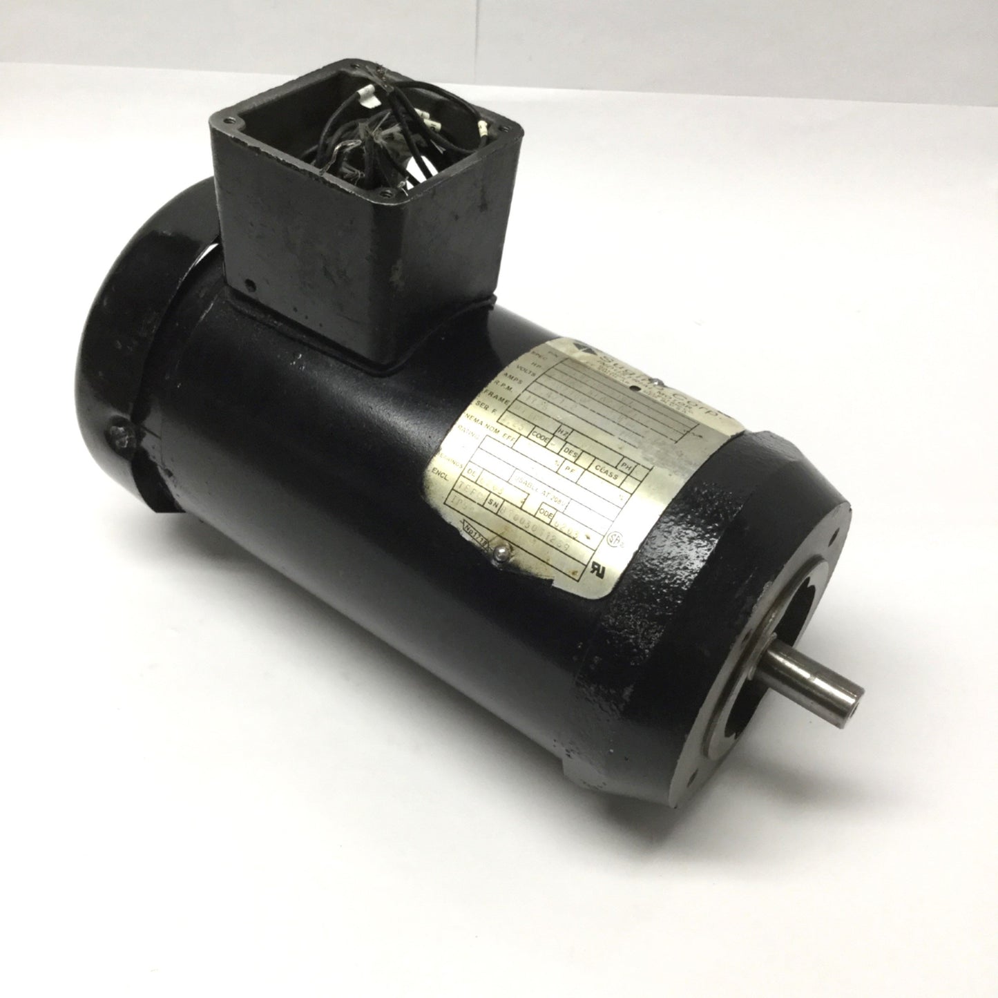 Used Sugino Baldor S25005 Electric Drill Motor 3-Phase 240/480VAC 60Hz 1725RPM 0.37kW