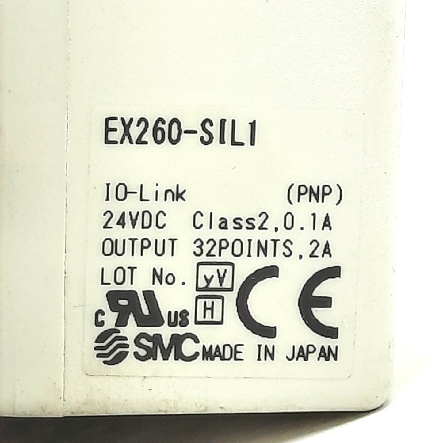 Used SMC EX260-SIL1 IO Link Communication Module, 24VDC, PNP, 32-Point Output