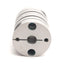 New Zero Max SC035R-005-014 Double Flex Servo Coupling 0.375" x 0.625" Bore, 48mm L