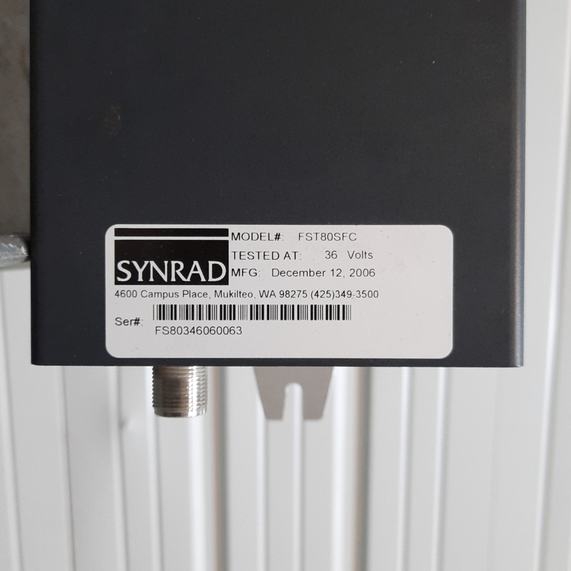 Synrad FST80SFD Firestar T80 CO2 LASER Head 80W 10.6µm ø2