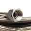 Used JIC Hydraulic Braided Hose Female JIC-4 Connection, 5/16" OD x 24Ft Length