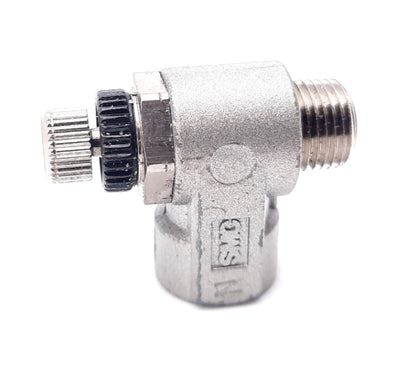 New Lot of 4 SMC NAS2210-N01 Pneumatic Speed Flow Control 1/8" NPT, 1MPa