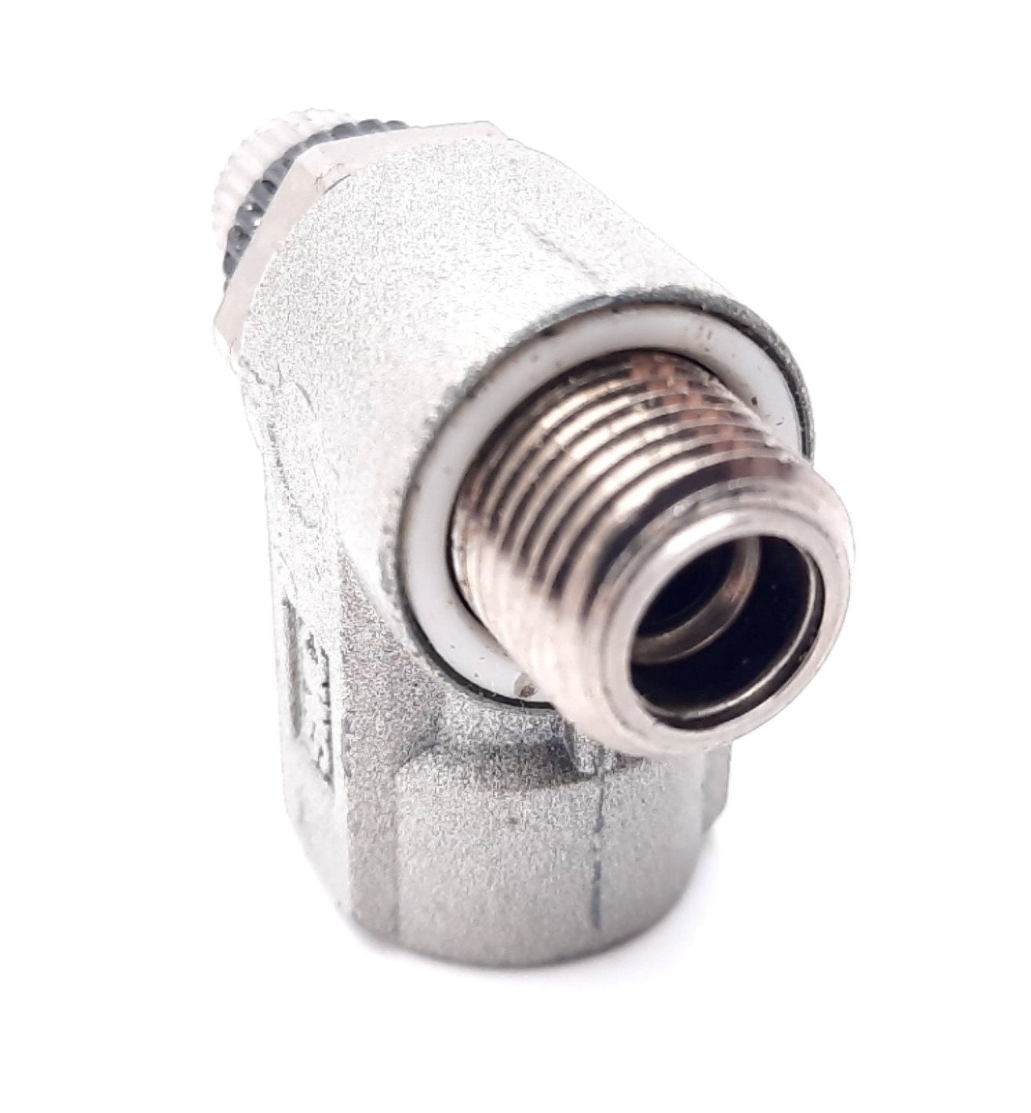 New Lot of 4 SMC NAS2210-N01 Pneumatic Speed Flow Control 1/8" NPT, 1MPa