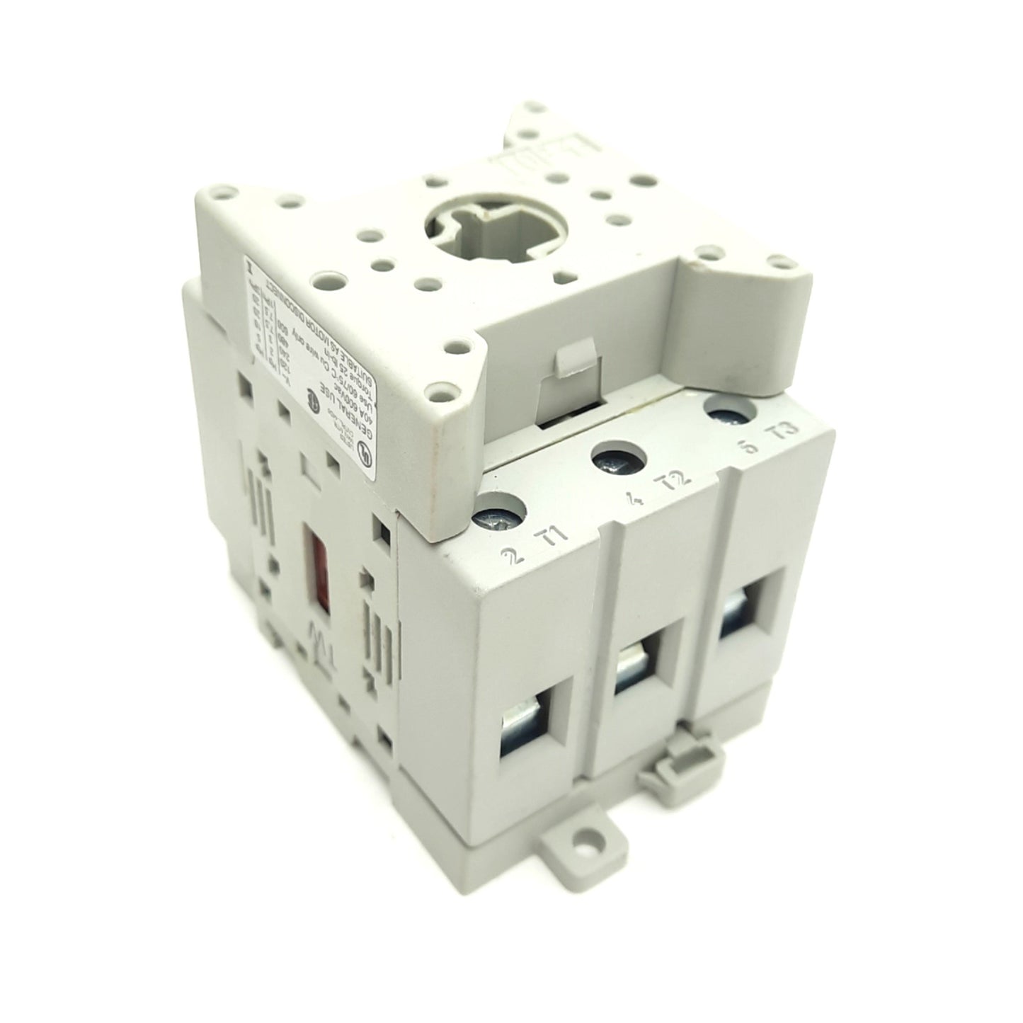 Used Sprecher + Schuh LA7-40-1753 Motor Disconnect Switch, 600VAC 40A, 3-Pole