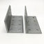 Used Lot of 8 80/20 4301 Aluminum Extrusion Tall Inside Corner Bracket, 15 Series