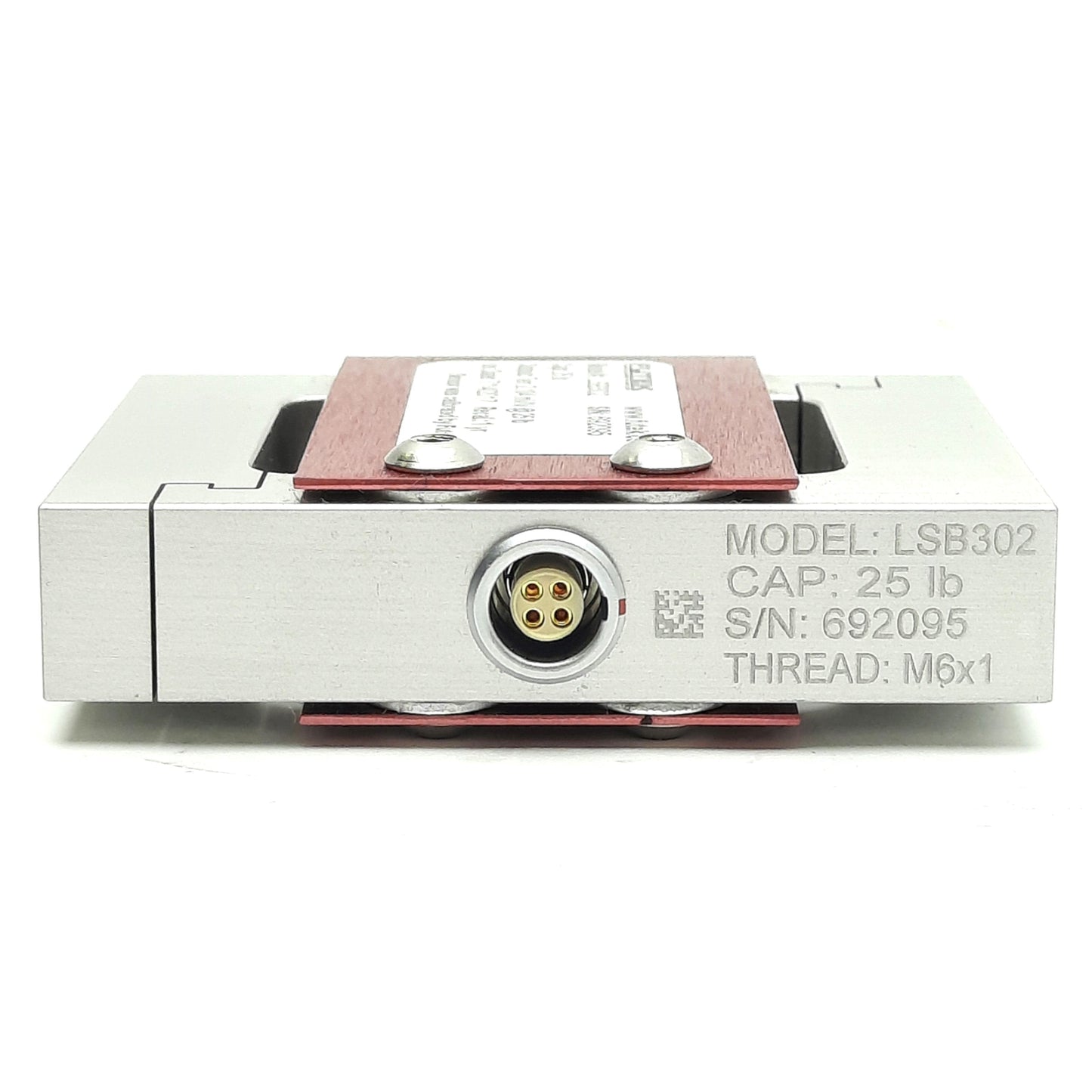 Used Futek LSB302 FSH04205 S-Beam Tension and Compression Load Cell, 25lb Cap, 2mV/V