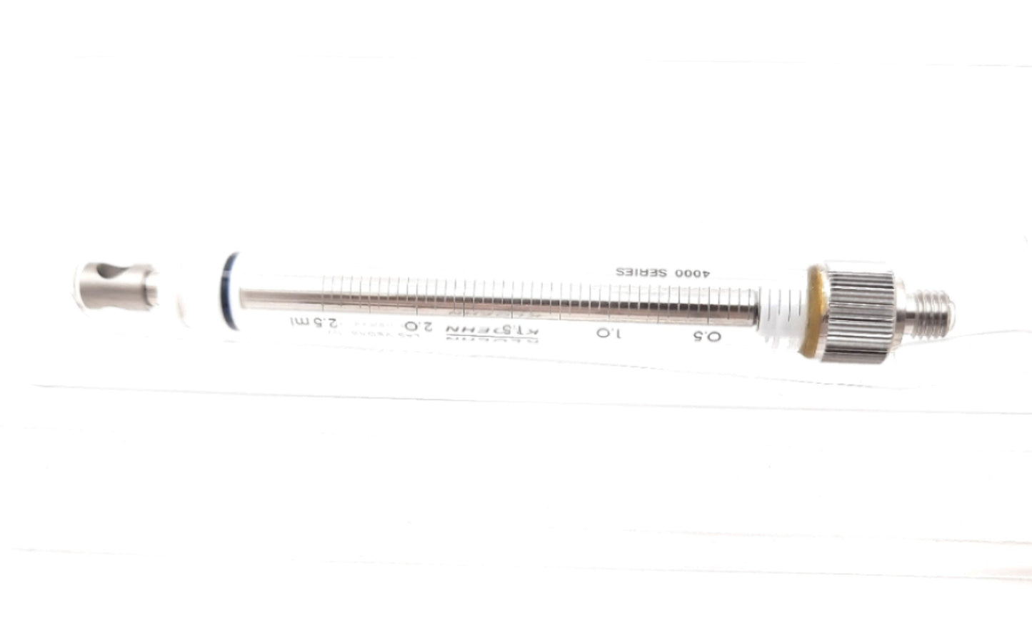 New Kloehn 19539 Pump Syringe For Use With V6 Pump 2.5mL, 1/4-28 UNF-2A PTFE Plunger