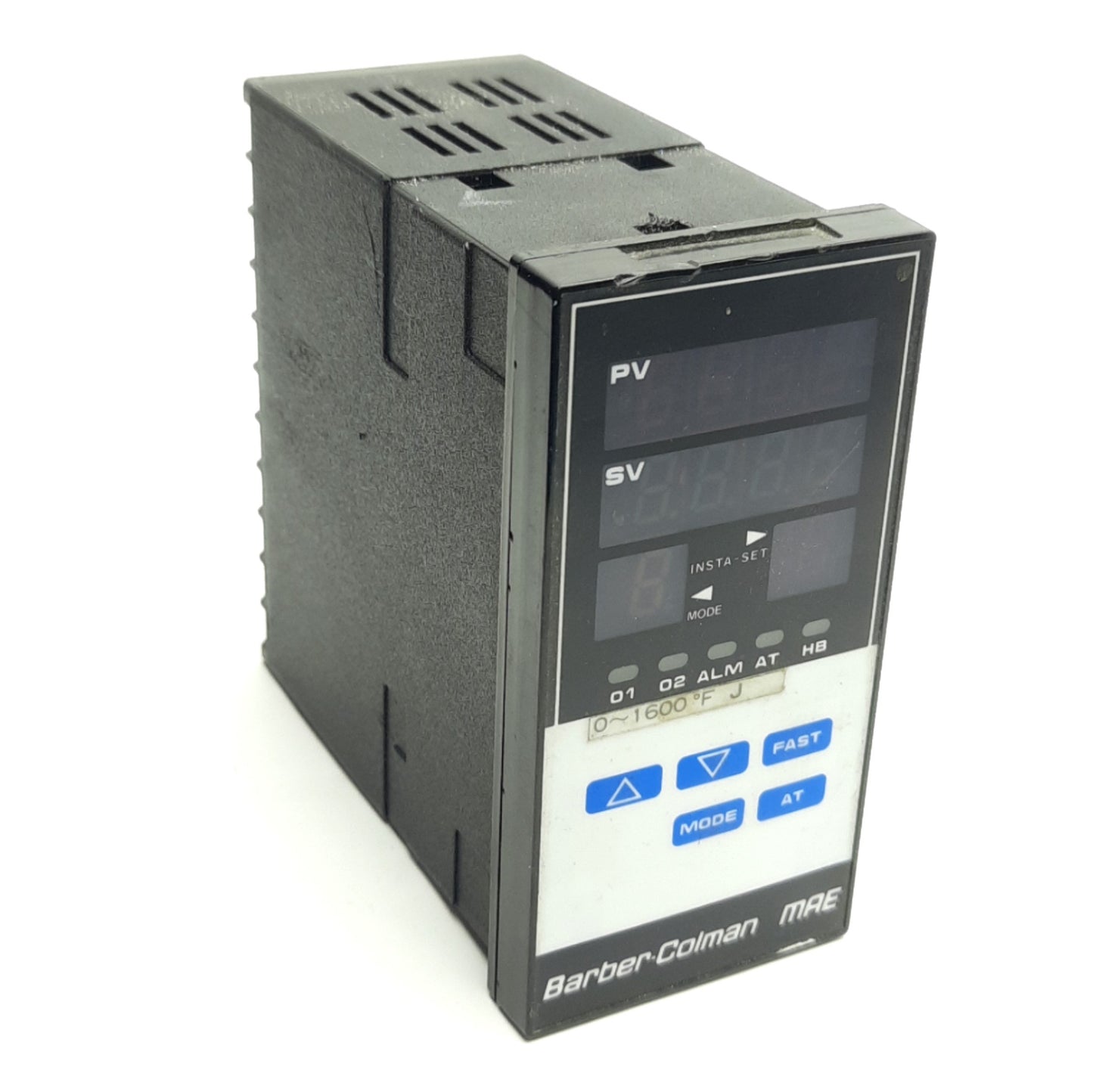 Used Barber-Colman MAE2-10300 Temperature Controller Relay Out, Type J 0-1600°F