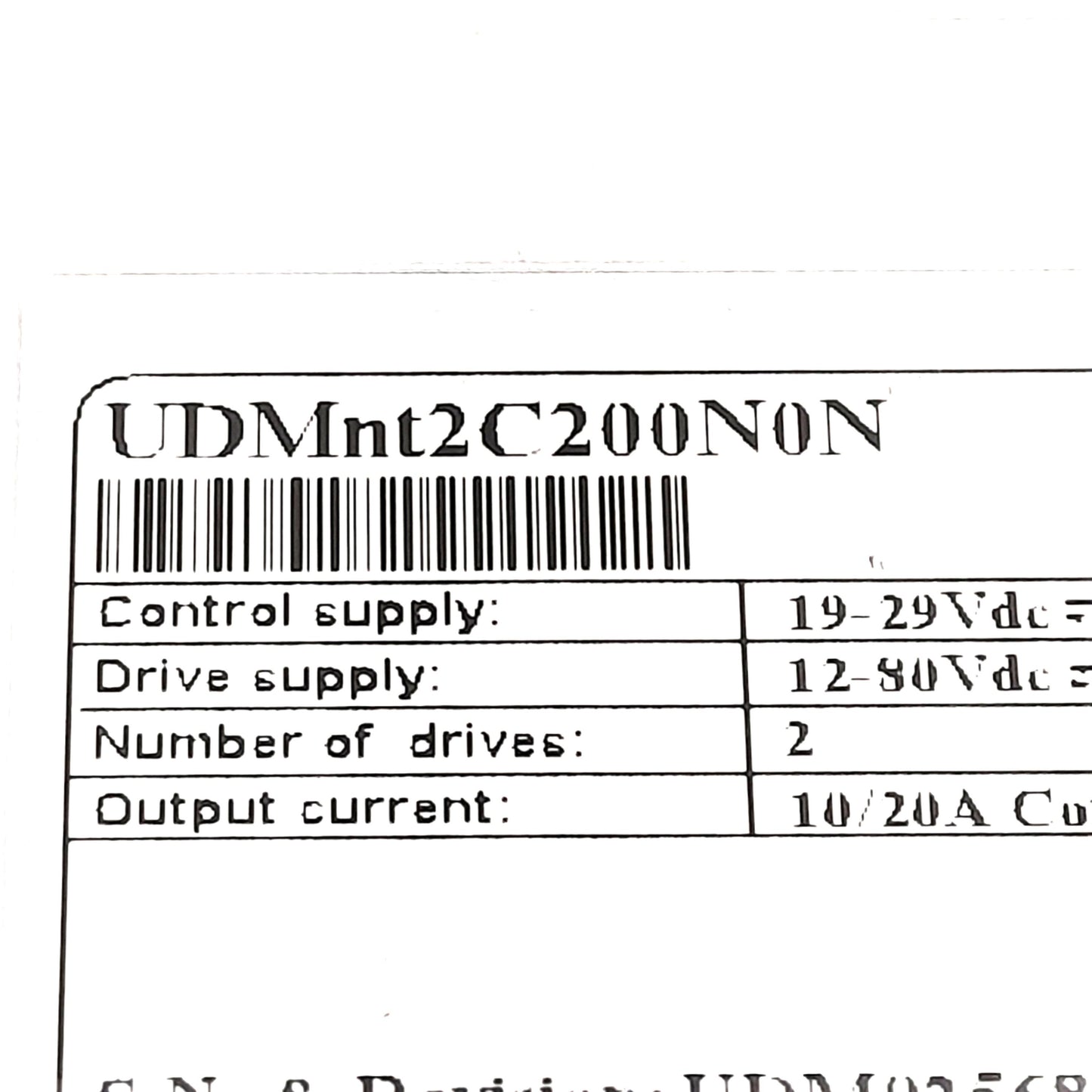 Used ACS Motion Controls UDMnt2C200N0N EtherCAT Dual Axis Drive Module, 10/20A Output