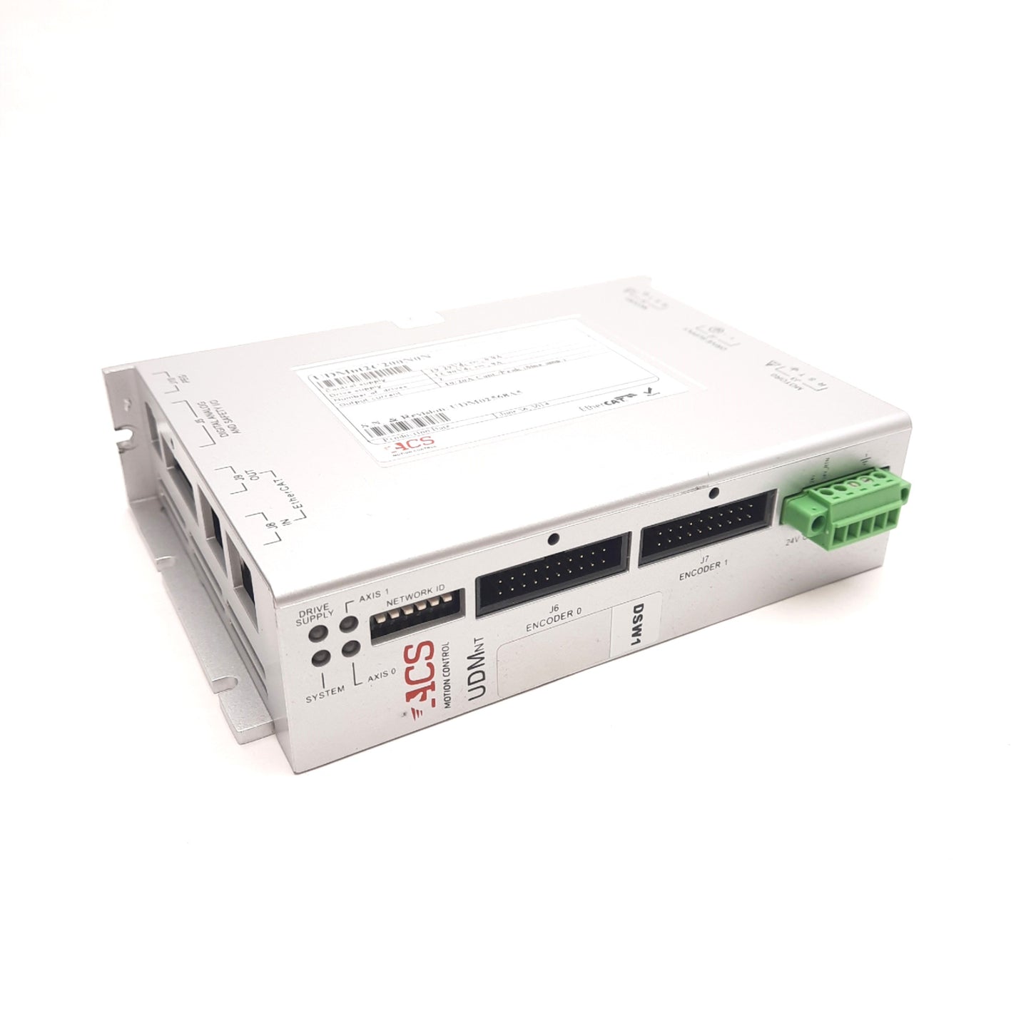 Used ACS Motion Controls UDMnt2C200N0N EtherCAT Dual Axis Drive Module, 10/20A Output