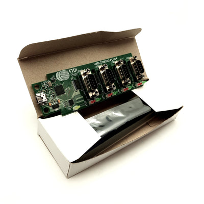 New FTDI USB-COM232-PLUS4 Communication Adapter USB-mini to 4x DB9 RS-232