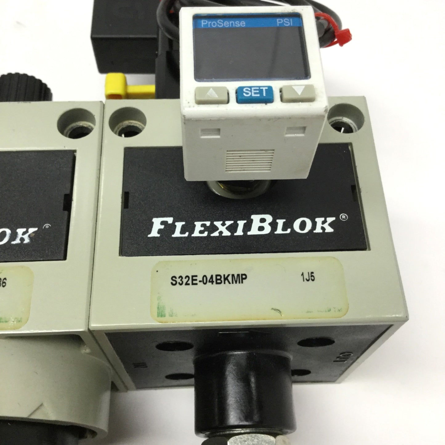 Used Numatics FlexiBlok Pressure Regulator/Filter/Lubricator/Relief Valve Combo